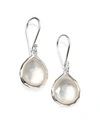 IPPOLITA WOMEN'S MOTHER-OF-PEARL, CLEAR QUARTZ & STERLING SILVER EARRINGS,426163791577