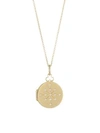 DEVON WOODHILL Jamie 18K Brushed Yellow Gold & Diamond Locket Necklace