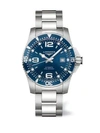 LONGINES MEN'S HYDROCONQUEST 41MM STAINLESS STEEL AUTOMATIC BRACELET WATCH,400094752189