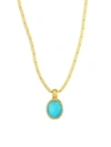 GURHAN Amulet Hue Opal & 24K Yellow Gold Pendant Necklace