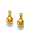 GURHAN WOMEN'S 24K YELLOW GOLD BALL DROP EARRINGS,0424343667919