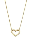 dressing gownRTO COIN WOMEN'S TINY TREASURES 18K YELLOW GOLD HEART PENDANT NECKLACE,455129295538