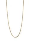 TEMPLE ST CLAIR 18K Yellow Gold Extra-Small Oval Link Necklace Chain/18"
