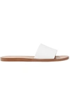COMMON PROJECTS LEATHER SLIDES