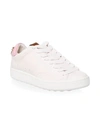 COACH Leather Lace-Up Low-Top Sneakers