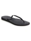 Havaianas Slim Crystal-embellished Rubber Flip-flops In Black