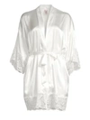 IN BLOOM The Bride Satin & Lace Wrapper Dressing Gown