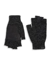 BICKLEY + MITCHELL LEATHER PATCH WOOL FINGERLESS GLOVES,0400091791963