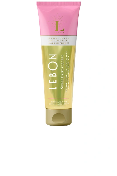 Lebon Sweet Extravagance Toothpaste In Rose & Orange Blossom & Mint.