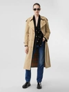 Burberry Chelsea Heritage Double-breasted Trench Coat In Honey