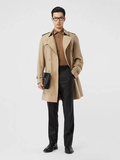 Burberry The Mid-length Chelsea Heritage Trench Coat In Honey