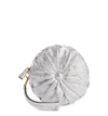 Anya Hindmarch Circle Pillow Metallic Leather Clutch - Metallic