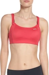 Brooks Moving Comfort 'fiona' Sports Bra In Dahlia