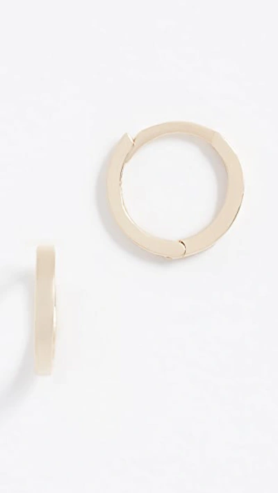 Ariel Gordon Jewelry 14k Petite Gold Hoop Earrings