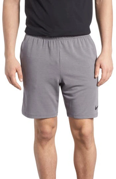 Nike Dry Training Shorts In Grey