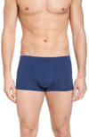 Hanro Cotton Superior Boxer Briefs In Ferminate Blue