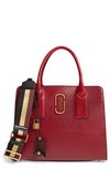 MARC JACOBS BIG SHOT LEATHER TOTE - BURGUNDY,M0012558