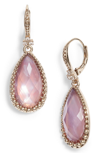 MARCHESA PEAR STONE DROP EARRINGS,60488263