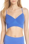 Yummie Audrey Day Seamless Bralette In Amparo Blue