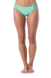La Blanca Island Goddess Hipster Bikini Bottoms In Seafoam