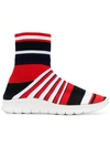 MAISON MARGIELA STRIPED SOCKS SNEAKERS,S37WS0386S4876512851521