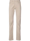 Ag Tellis Sud Modern Slim Fit Stretch Twill Pants In Brown