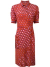 TOMAS MAIER TOMAS MAIER PRINTED ASYMMETRIC SHIRT DRESS - RED,508116M09M012858814