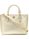 TORY BURCH 'Robinson' square tote,LEATHER100%