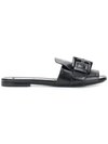 N°21 BUCKLE SLIDE SANDALS,N218E888312852186