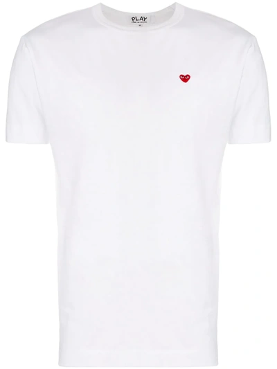 Comme Des Garçons Play Play T-shirt In White