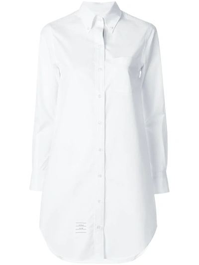THOM BROWNE ELONGATED BUTTON-DOWN SHIRT,FDS002E0311312870735
