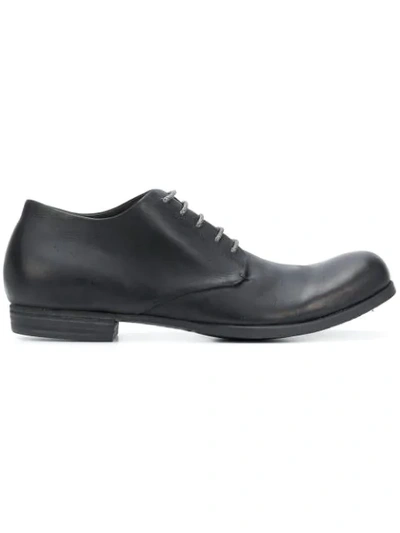 A Diciannoveventitre Kudu Derby Shoes In Black