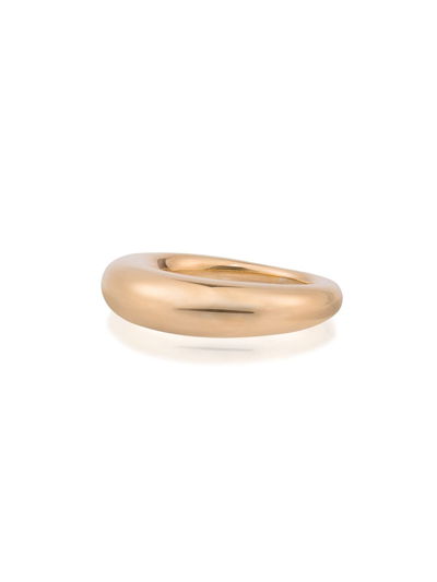 All Blues Hungry Snake Polished Gold Vermeil Ring