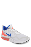 Nike Air Max Fury Running Shoe In White/ Ultramarine/ Red/ Black