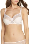 Simone Perele 'delice' Embroidered Underwire Bra In Blush