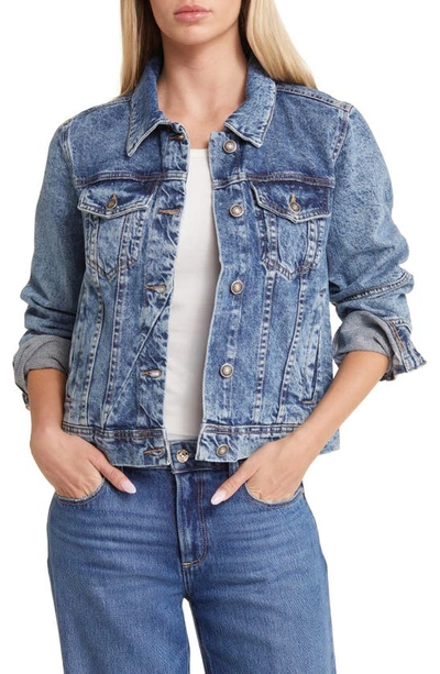 FREE PEOPLE FREE PEOPLE WE THE FREE RUMORS DENIM JACKET,OB809197