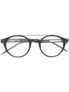 BOTTEGA VENETA BOTTEGA VENETA EYEWEAR ROUND FRAME GLASSES - BLACK,BV0078O12864019