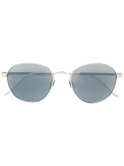 Cartier C De  Round-frame Sunglasses In Grey