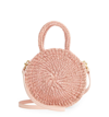 Clare V Petite Alice Straw Bag - Pink In Blush Woven