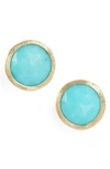 MARCO BICEGO 'JAIPUR' STONE STUD EARRINGS,OB957 LP01 Y