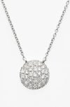 DANA REBECCA DESIGNS 'LAUREN JOY' DIAMOND DISC PENDANT NECKLACE,N252