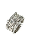 MARCO BICEGO 'GOA' SEVEN BAND DIAMOND RING,AG277 B2 W