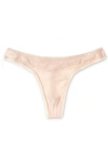 ON GOSSAMER 'HIP-G' MESH THONG,3512