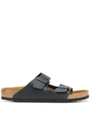Birkenstock Black Narrow Arizona Soft Footbed Sandals