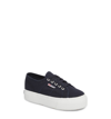 Superga 2790 Acotw Platform Sneakers In Navy/white