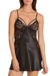 In Bloom By Jonquil Chemise In Black