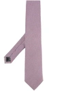 GIEVES & HAWKES EMBROIDERED STRIPE TIE,G3779EO4902712645136