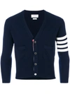 THOM BROWNE 4-BAR SHORT CASHMERE CARDIGAN,MKCS01A0001112218048