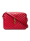 SAINT LAURENT RED LOU QUILTED LEATHER CROSS-BODY BAG,520534DV70712561056