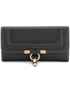Chloé Marcie Long Wallet In Black